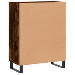 vidaXL Buffet chêne fumé 69 5x34x90 cm bois d'ingénierie