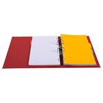 Classeur À Levier Pvc A4 Dos De 70mm. - Bordeaux - X 10 - Exacompta