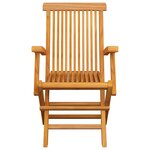 vidaXL Chaises de jardin coussins rouge bordeaux lot de 6 Teck massif