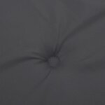 vidaXL Coussins de chaise à dossier haut lot de 6 anthracite mélangé