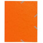Chemise À Élastique 3 Rabats Carte Lustrée 400gm2 - Format Scolaire 17x22cm - Couleurs Assorties - X 25 - Exacompta