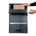 Boîte aux lettres pour colis - ParcelXL® - Boîte à colis - Indépendante - Boîte aux lettres suspendue - XXL - Courr