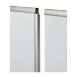 Tableau blanc continu 120x90 module d'extension portrait Gris MAUL