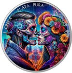 Pièce de monnaie en Argent g 31.1 (1 oz) Millésime 2024 DIA DE LOS MUERTOS