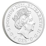 Pièce de monnaie 5 Pounds Royaume-Uni Gandhi 2021 BU