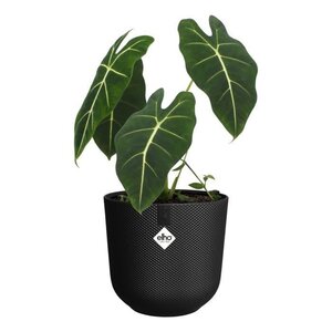 Pot de fleur Jazz Rond - Noir Ø 26 x hauteur 24 cm - Intérieur 100 recyclé