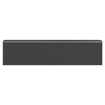 vidaXL Abri de jardin Anthracite 192x855x223 cm Acier galvanisé
