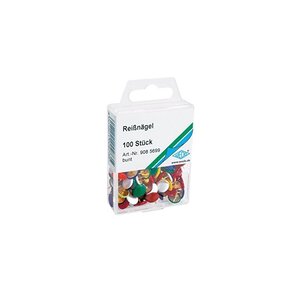 WEDO Punaises revêtement en pastique multicolore