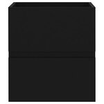 vidaXL Armoire d'évier Noir 41x38 5x45 cm Aggloméré