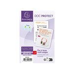 Etui De Protection 3 Volets Pvc Lisse 20/100e - Cristal - X 10 - Exacompta