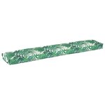 vidaXL Coussins de palette pour banc 2 Pièces Motif de feuilles 200x40x8 cm Tissu Oxford