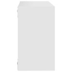 vidaXL Étagères cube murales 4 Pièces Blanc 26x15x26 cm