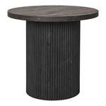 Table d'appoint marron foncé Ø 48 x 45 cm