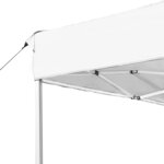 vidaXL Tente de réception pliable Aluminium 4 5x3 m Blanc