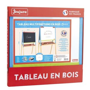 JEUJURA Tableau multifonction en bois avec fonction dessin