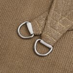vidaXL Voile d'ombrage 160 g/m² Taupe 3x6 m PEHD