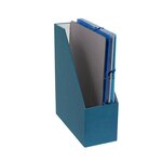 Porte-revues Officebyme Dos 100mm - Bleu Canard - X 2 - Exacompta