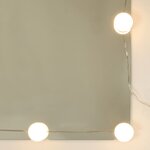 vidaXL Coiffeuse avec LED Chêne sonoma 60x40x140 cm