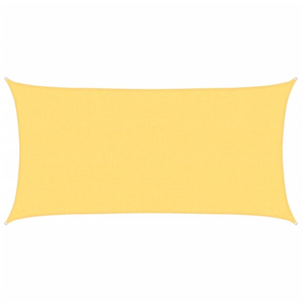 vidaXL Voile d'ombrage 160 g/m² Beige 2x3 5 m PEHD