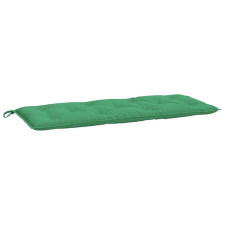 vidaXL Coussin de banc de jardin vert 120x50x7 cm tissu oxford