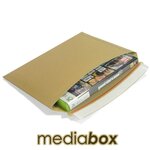 Lot de 500 enveloppes carton media-box compatible lettre suivie / lettre max la poste