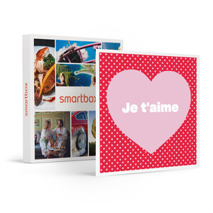 SMARTBOX - Coffret Cadeau Je t'aime -  Multi-thèmes