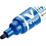 Marqueur Rechargeable VBOARD MASTER Begreen Pte Conique Fine Bleu PILOT