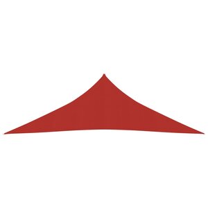 vidaXL Voile d'ombrage 160 g/m² Rouge 4x4x5 8 m PEHD