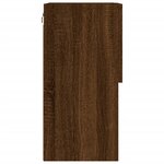 vidaXL Meubles TV avec lumières LED 2 Pièces chêne marron 40 5x30x60 cm