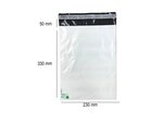 50 Enveloppes plastique opaques ECO 60 microns N°3 - 280x370mm