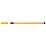 Stylo feutre pen 68  orange papaye x 10 stabilo