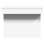 vidaXL Table basse blanc 100x55x40 cm bois d'ingénierie