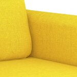 vidaXL Fauteuil Jaune clair 60 cm Tissu