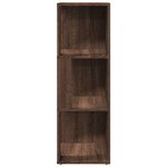 vidaXL Armoire d'angle Chêne marron 33x33x100 cm Bois d'ingénierie