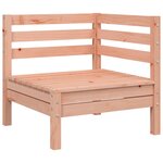 vidaXL Canapé de jardin 4 places bois massif de douglas