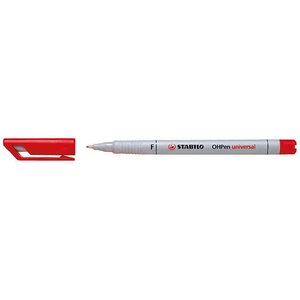 Feutre pour Transaprent OHPen encre soluble Pointe médium rouge STABILO