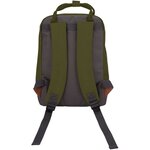 ABBEY Petit sac a dos en polyester 300T - Doublure 100% polyester - Dimensions 24 x 10 x 33 cm - Vert Kaki