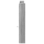 vidaXL Armoire tête de lit avec LED sonoma gris 220x16 5x103 5 cm