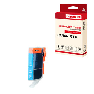 Nopan-ink - x1 cartouche canon cli 551 xl cli 551xl compatible