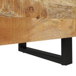 vidaXL Tables de chevet 2 Pièces 40x33x46 cm Bois de manguier solide