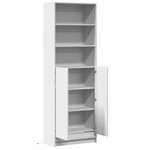 vidaXL Buffet haut avec LED blanc 69x32 5x200 cm bois d’ingénierie