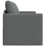 vidaXL Canapé Lit Sol 2-en-1 Gris Anthracite 124x71x78 cm Tissu