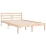 vidaXL Cadre de lit sans matelas 120x200 cm bois massif