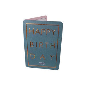 Carte De Voeux - Anniversaire - Happy Birth Day XXX