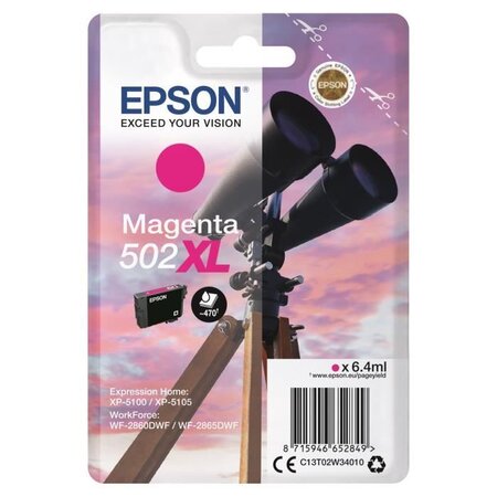 Epson cartouche jumelles - magenta xl 502