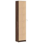 vidaXL Buffet haut LED chêne brun 41 5x32 5x200 cm bois d’ingénierie