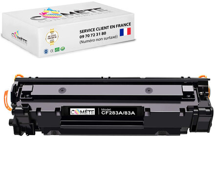 1 toner compatible hp 83a noir