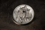 Pièce de monnaie en Argent 25 Dollars g 155.5 (5 oz) Millésime 2024 IRON KNIGHT