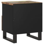 vidaXL Tables de chevet 2 Pièces Bois de récupération et d'ingénierie