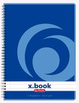 Carnet x.book A5, 80 pages, quadrillé HERLITZ
